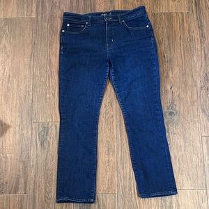 PerfectCondition Lauren Ralph Lauren Women's Deep Blue Straight Leg Jeans